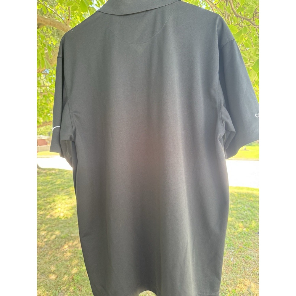 Nike Golf Dri Fit Men's Black Polo With Logo Cambria Size Large - Picture 5 of 6